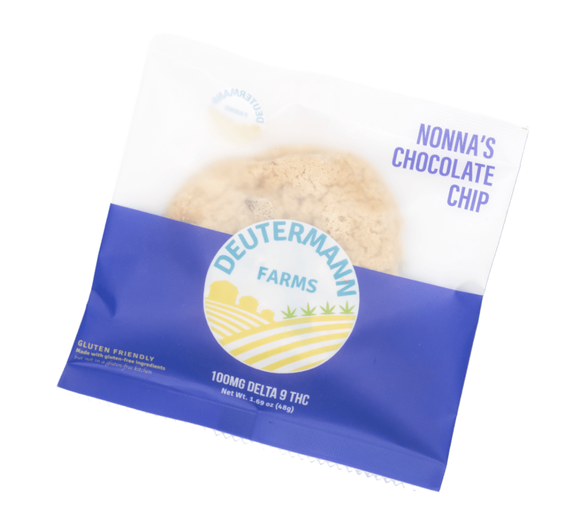 Deutermann Farms Chocolate Chip Cookie - 100mg D9