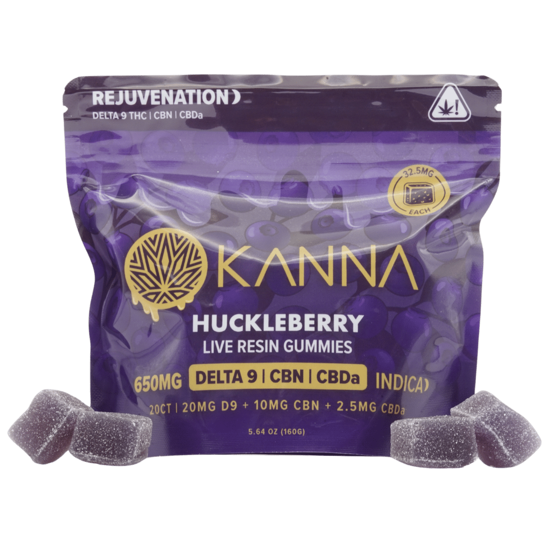 D9 Huckleberry Gummies - 5 Count