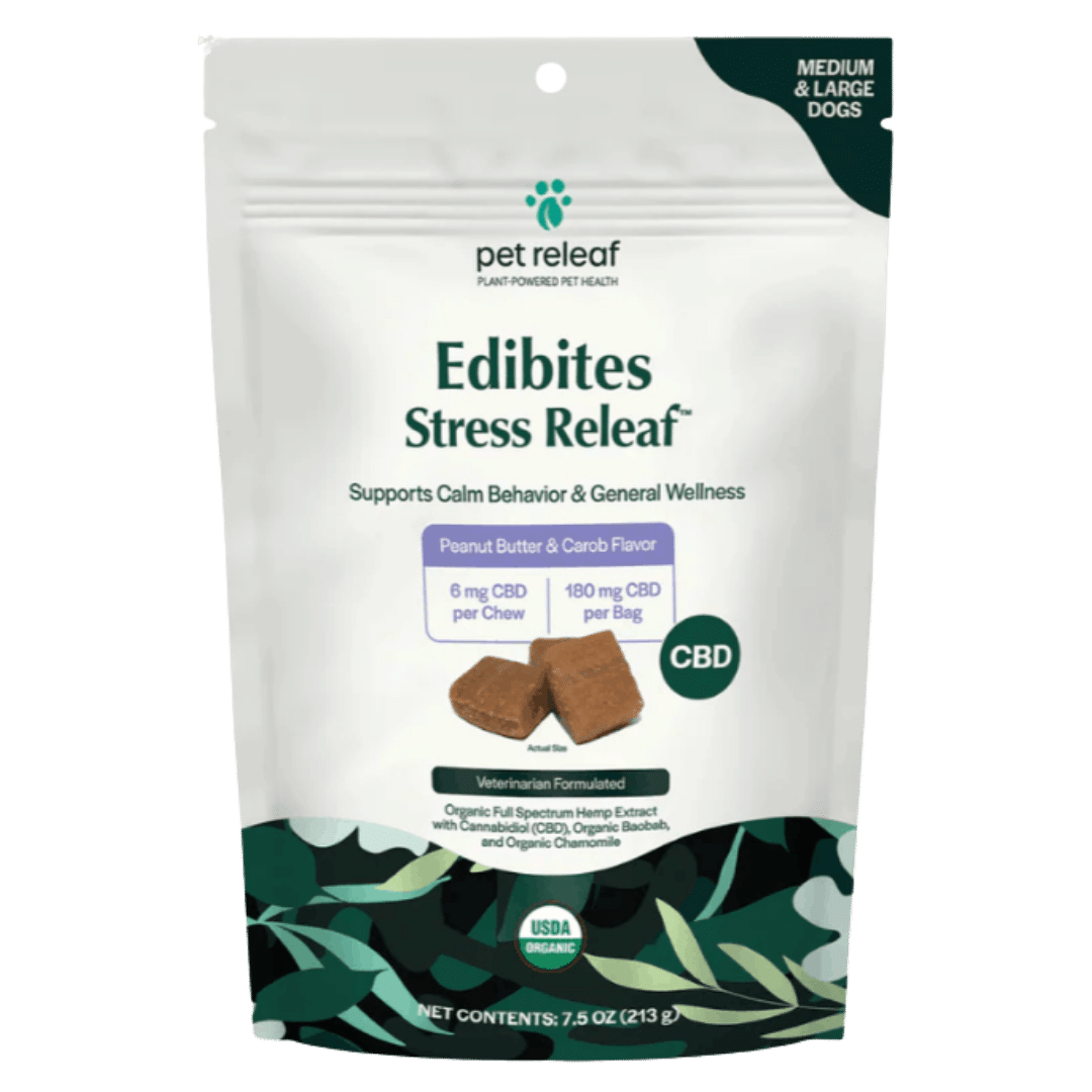 Stress Releaf PB Carob Edibites - LARGE Dogs