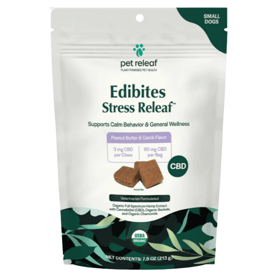 Stress Releaf PB Carob Edibites - SMALL Dogs