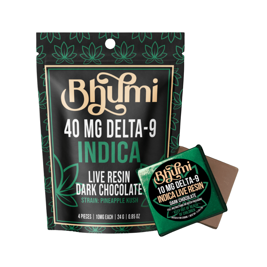Bhumi Chocolate Singles - Indica Live Resin (4pk)
