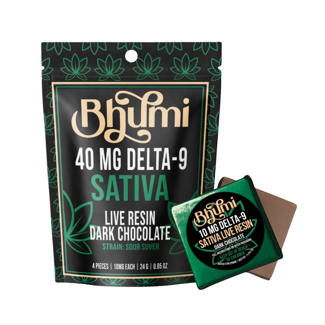 Bhumi Chocolate Singles - Sativa Live Resin (4pk)