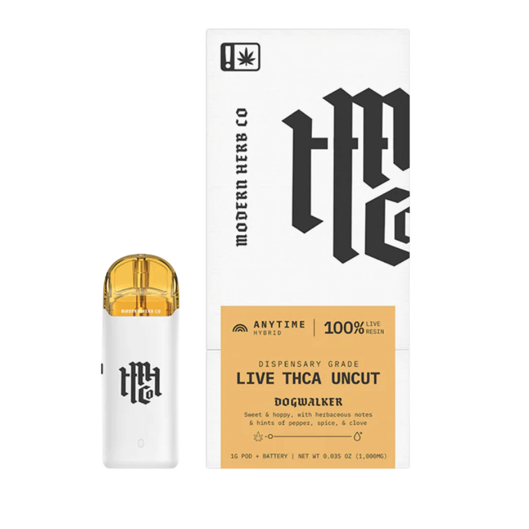 Dogwalker Live THCa Uncut Pod Kit - Hybrid - 1g - Modern Herb