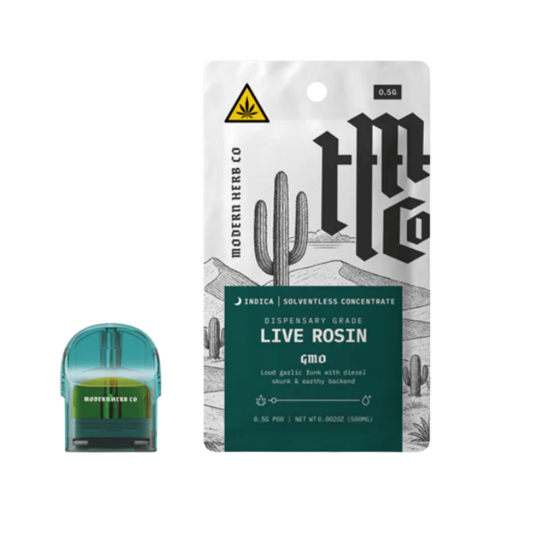 GMO THCa Live Rosin Pod - Indica - .5g - Modern Herb