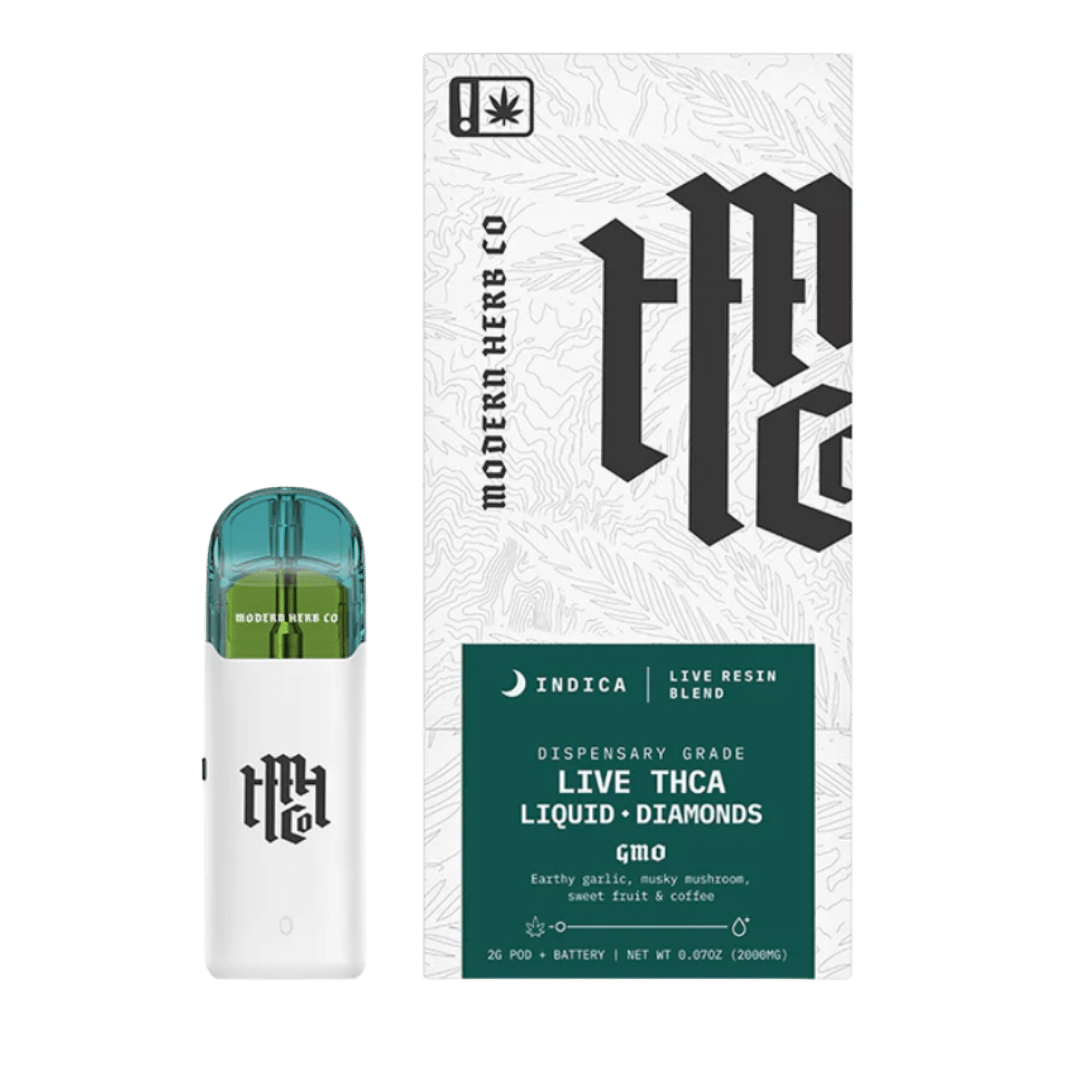 GMO THCa Live Resin Liquid Diamond Pod Kit - Indica - 2g - Modern Herb