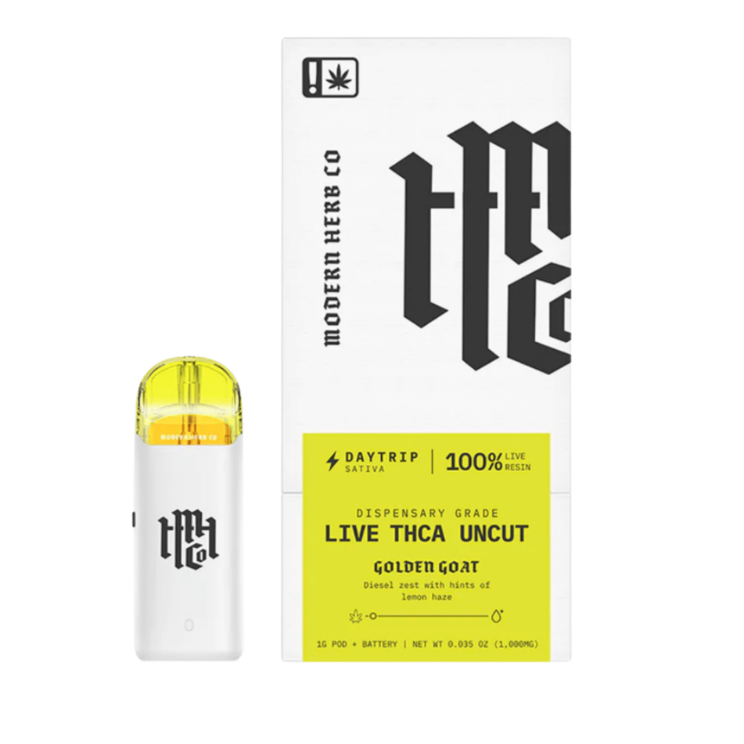 Golden Goat Live THCa Uncut Pod Kit - Sativa - 1g - Modern Herb
