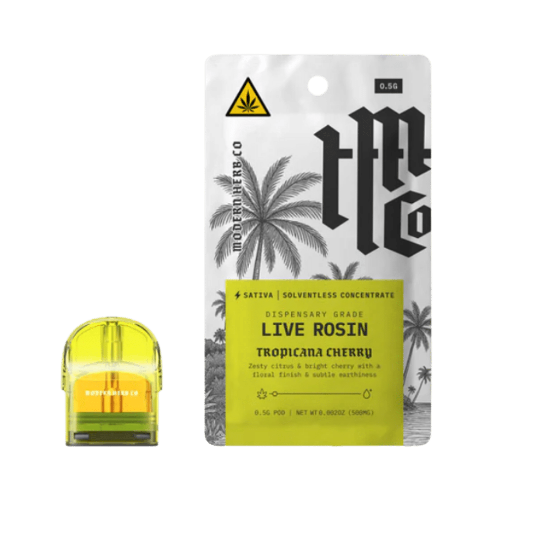 Tropicanna Cherry THCa Live Rosin Pod - Sativa - .5g - Modern Herb