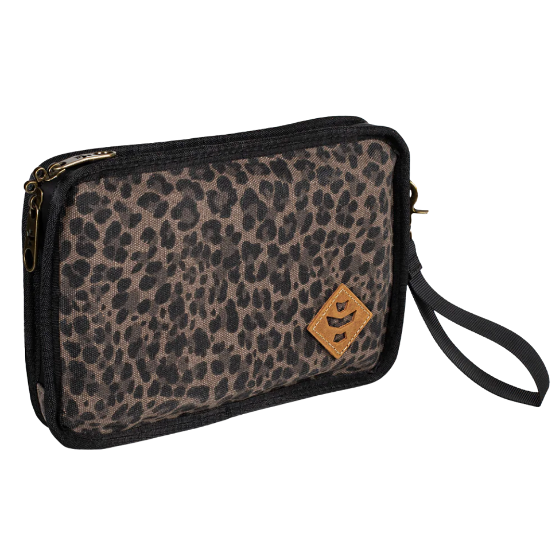 Revelry Gordo Smell Proof Bubbler Pouch - Leopard