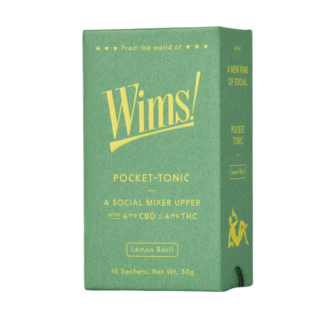 WIMS Lemon Basil Pocket Tonic - 10ct Case